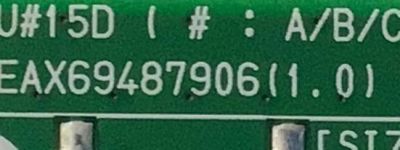 MAIN PARA SMART TV LG 4K RESOLUCION ( 3840x2160 ) UHD / NUMERO DE PARTE 66346701 / EAX69487906(1.0) / G019B011DT / 1JPMXL22-0004 / PANEL NC500TQG-VXKH3 / DISPLAY V500DJ7-QE1 / MODELO 50UP7670PUC.AUSJLJM - Imagen 3